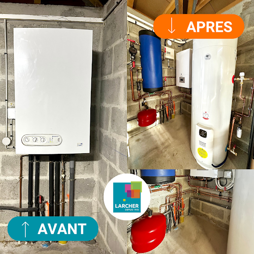 LARCHER Services / Installation-Entretien-Dépannage Plomberie - Chauffage - Climatisation - Salle de bain - Cuisine/ CAEN PAC air/eau Caen