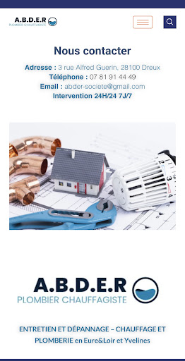 A.B.D.E.R Plomberie & Chauffage, poêle à granulésAgréé PG (professionnel du gaz) PAC air/eau Dreux