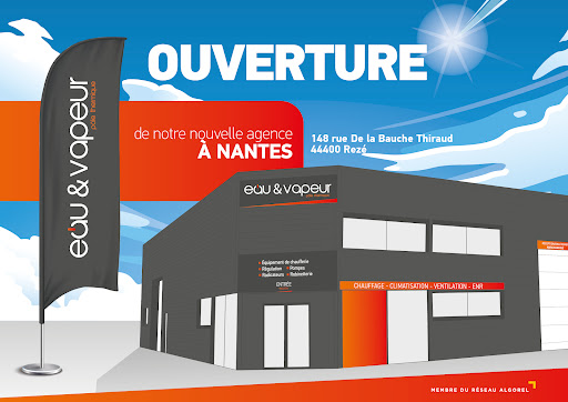 EAU ET VAPEUR Nantes (Pôle Thermique) : Chauffage - climatisation - ventilation PAC air/eau Rezé