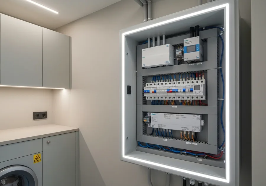 Tableau électrique PAC air/eau à Lorient (56) – installation certifiée RGE