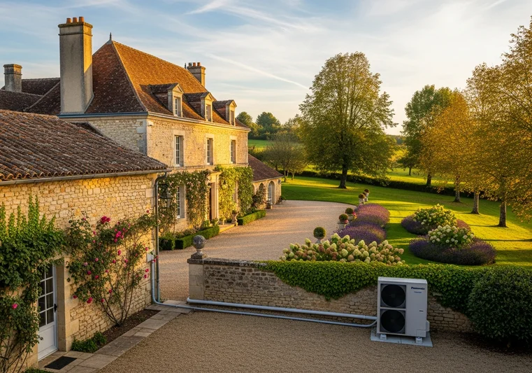Installation PAC air/eau Panasonic Aquarea à Tours (37) grande maison – EcoTherm Habitat RGE